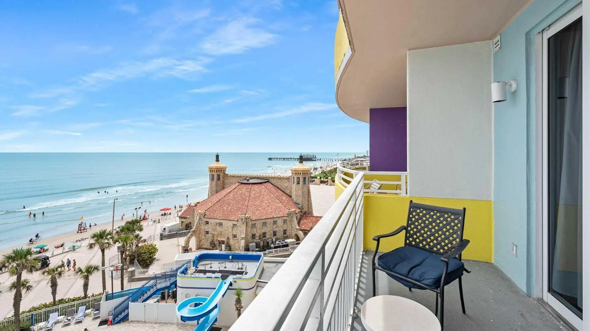 Luxury 7Th Floor 1 Bedroom Condo Direct Oceanfront Wyndham Ocean Walk Resort Daytona Beach | 708 Semesterbostad